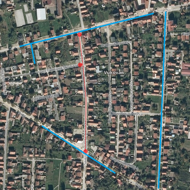 Radovi na sanaciji dijela ulice SR Njemačke od križanja s Dugom ulicom do Bogdanovačke